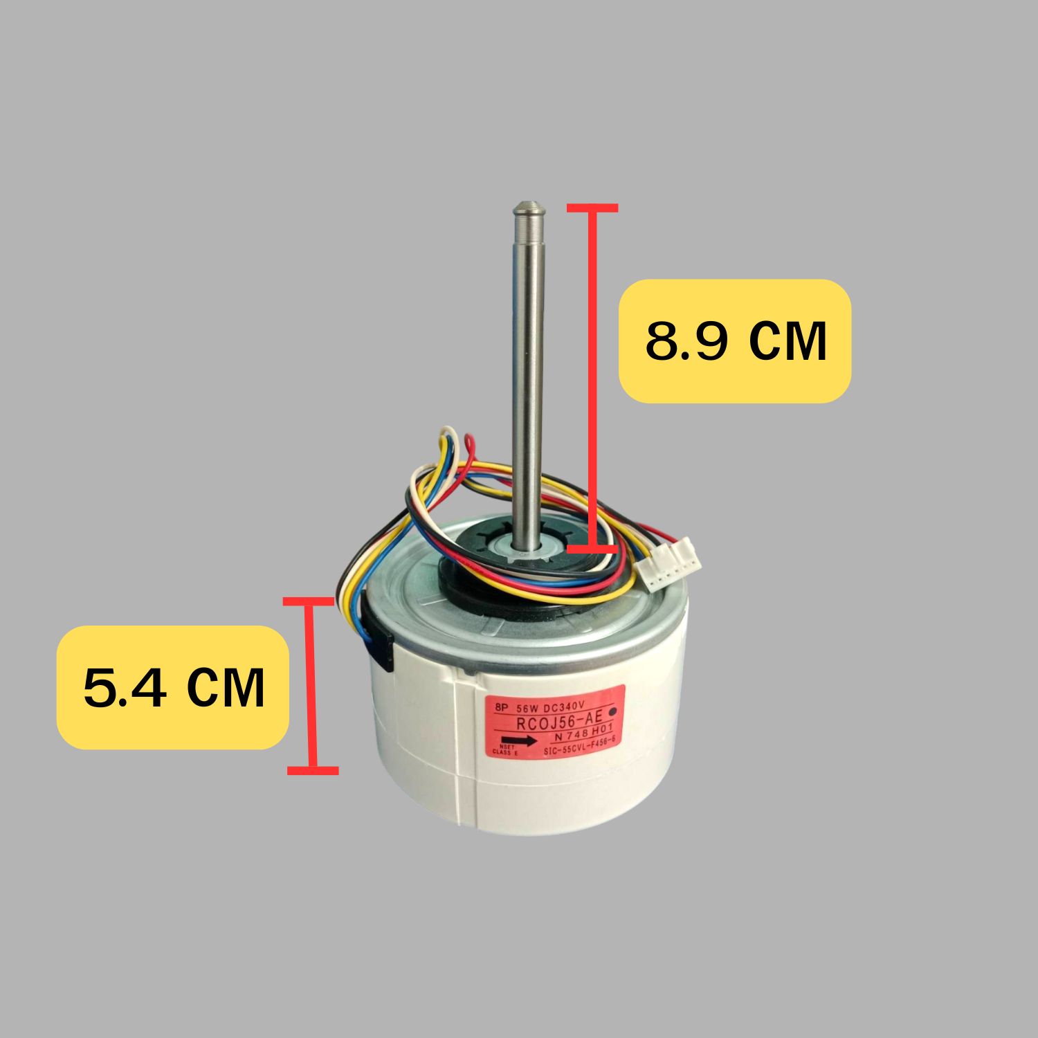 มอเตอร์แอร์ Mitsubishi 56W.DC มอเตอร์คอยเย็นมิตซูไฟDc 56w ขนาด 18,000-24,000 BTU