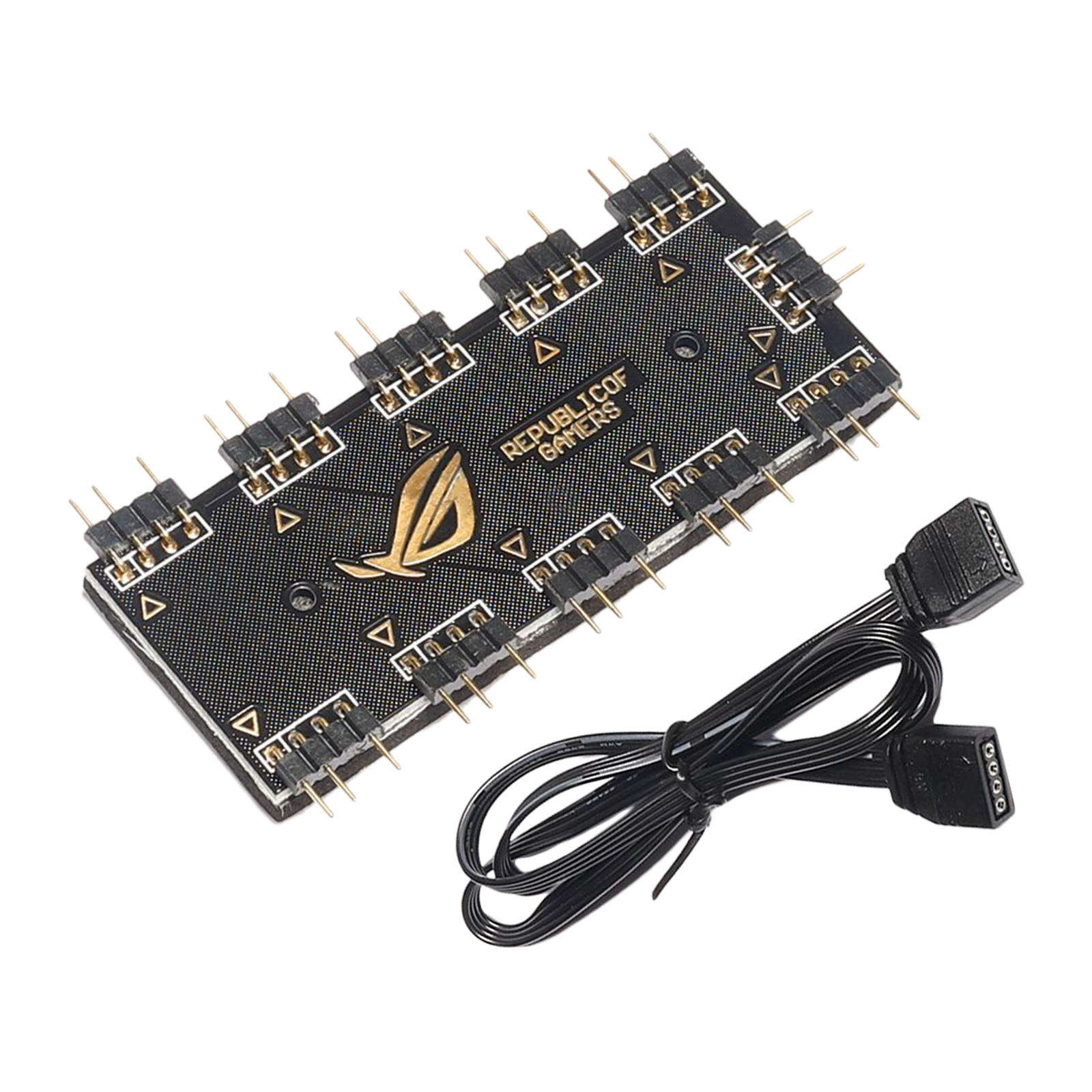 HUB ARGB ROG - 3PIN/5V 10-PORT M/B SYNC SATA POWER