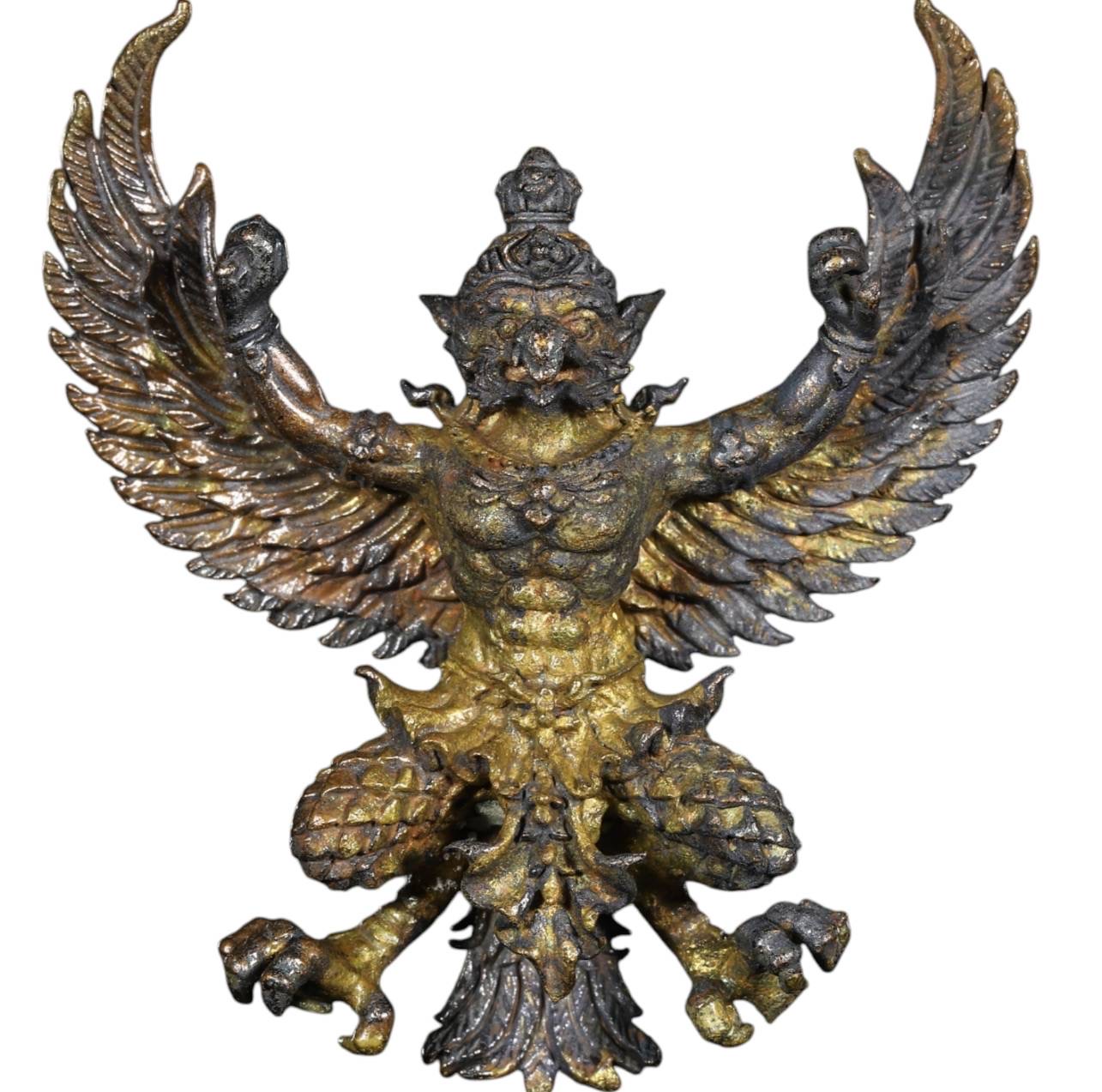 พญาครุฑทรงฤทธิ์รุ่นรวยเหนือดวง เนื้อมหาชนวน