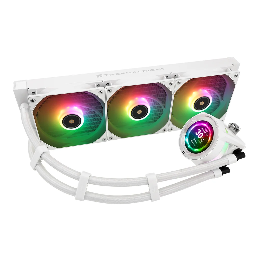 CPU LIQUID COOLER THERMALRIGHT CORE VISION 360 ARGB - WHITE