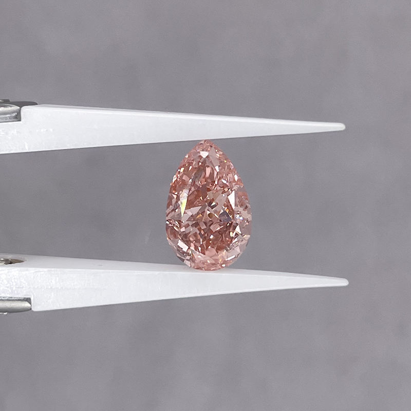 เพชรสีชมพูโครงสร้างเพชรแท้มิกส์ไสตล์ Vs1