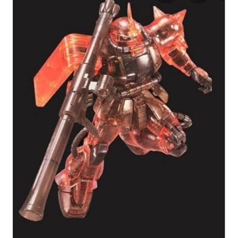 MG PREMIUM BANDAI MS-06S Zaku II Char’s ver 2.0 [LIMITED EXPO Clear Color]