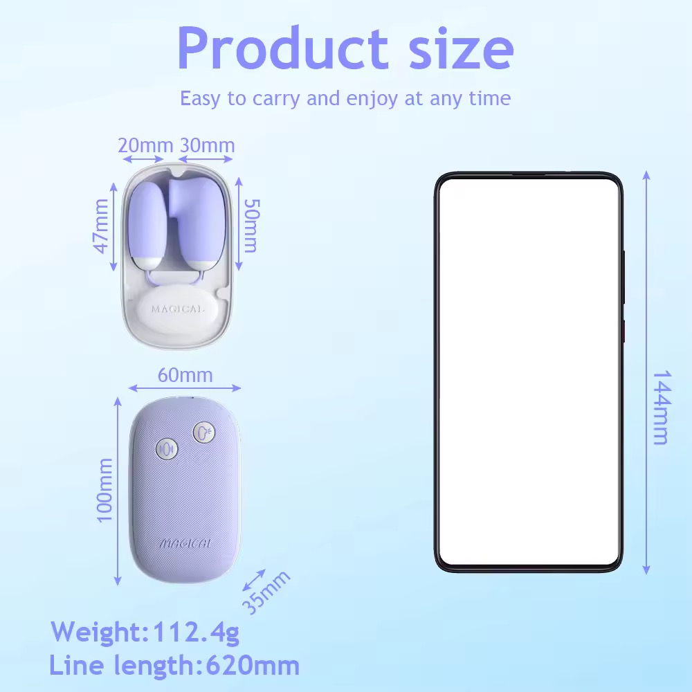 รวมสินค้า ไข่สั่นกล่องวิเศษ 2 หัว/ ไข่สั่นบลูธูทไร้สาย ขายดี⭐️