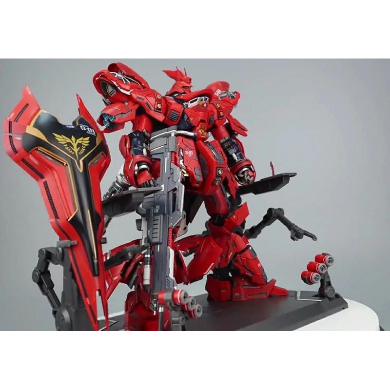 ฐานซ่อมบำรุง SAZABI MAINTENANCE AND ARMOR HANGER สำหรับขนาด MG 1/100 SAZABI มีไฟ LED