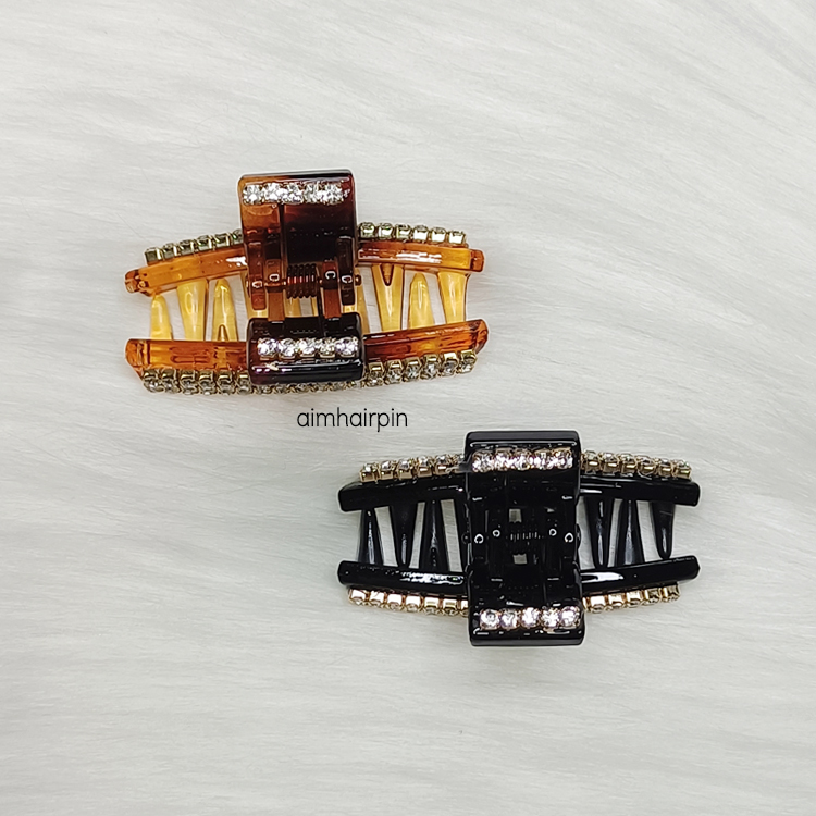 กิ๊บหนีบผม แต่งเพชรแถว - aimhairpin จำหน่ายกิ๊บติดผมเกาหลีแท้ และเครื่องประดับ ยางรัดผม คาดผมแฟชั่น สร้อยคอ ต่างหู