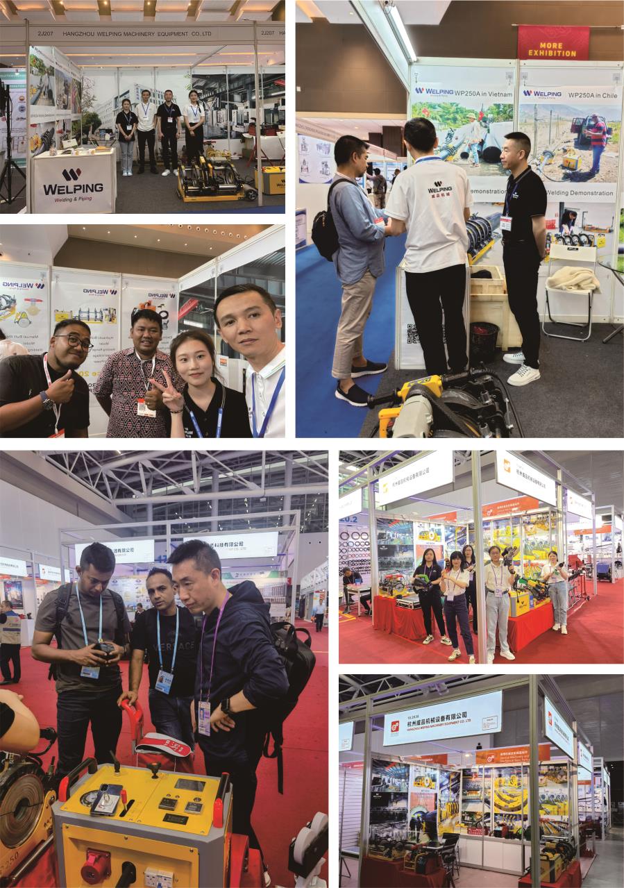 เครื่องเชื่อมท่อ Welping รุ่น WP250C Mnaual (มือหมุน) ขนาดที่เชื่อม 63mm-250mm