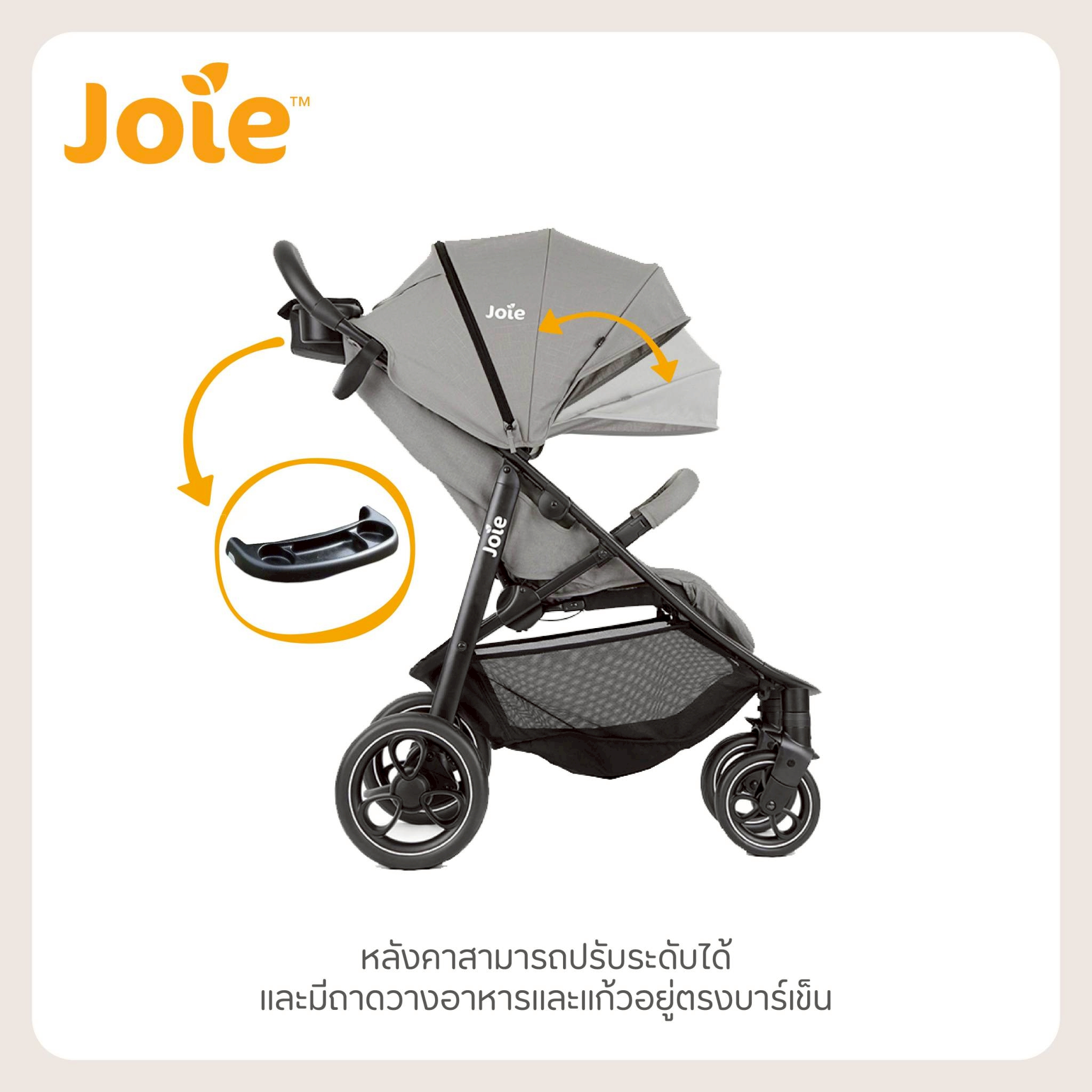 รถเข็นเด็ก (แรกเกิด - 22kg.) Joie Stroller Litetrax