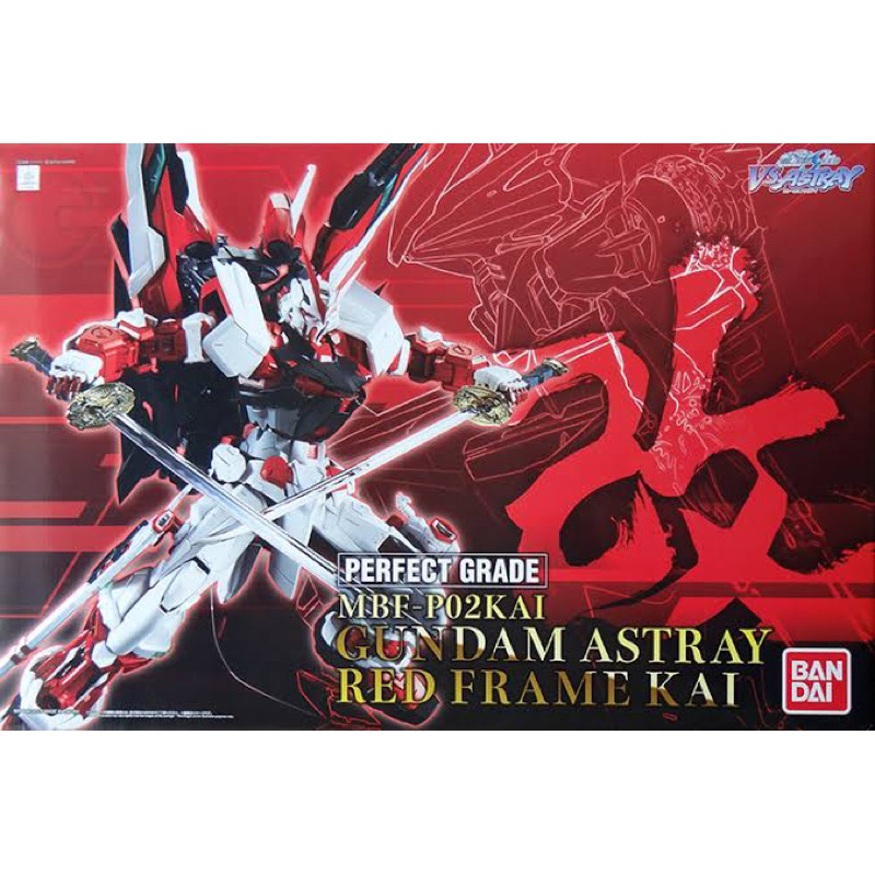 PG BANDAI MBF-P02KAI Gundam Astray Red Frame KAI