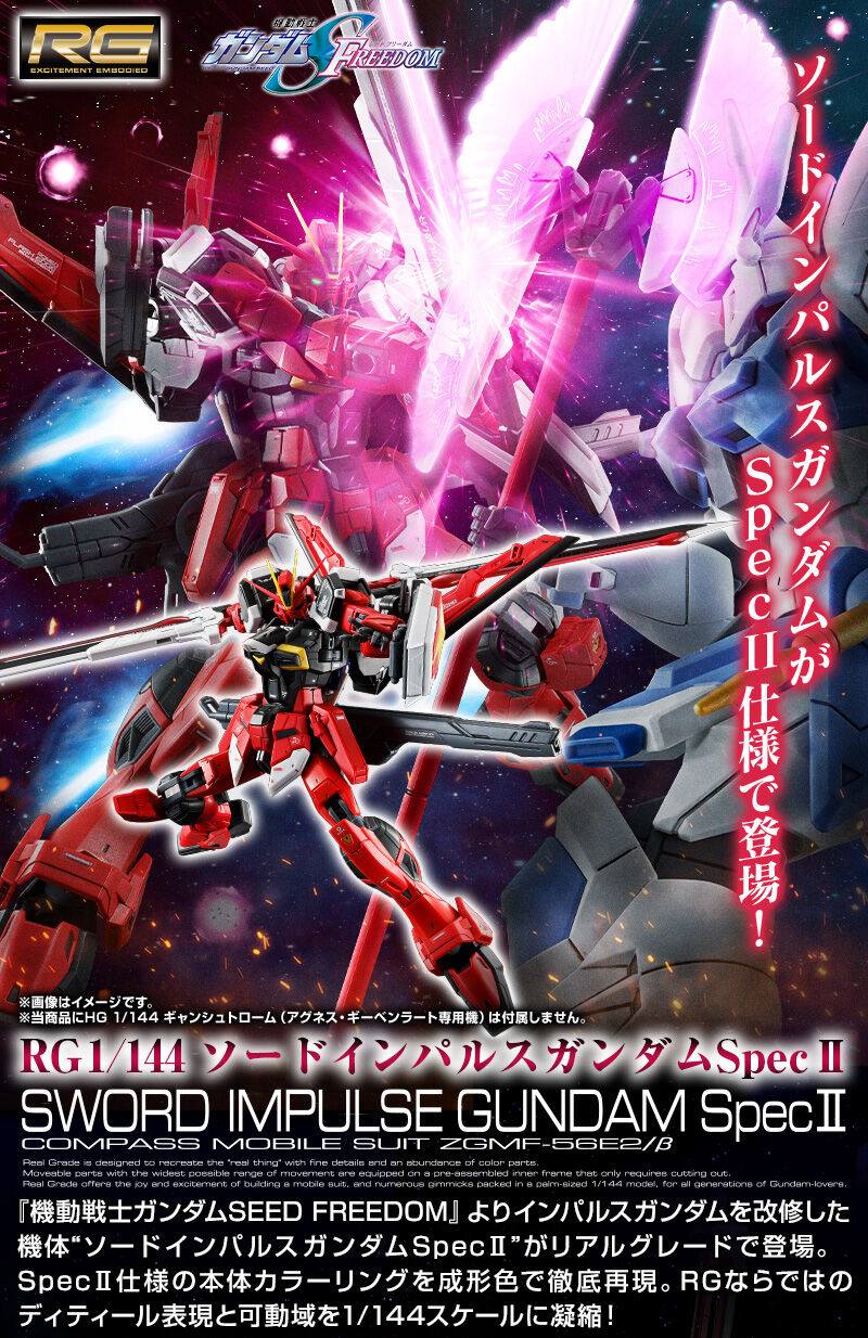 RG PREMIUM BANDAI Sword Impulse Gundam SpecⅡ