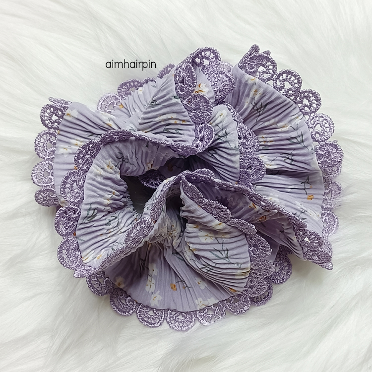 ยางรัดผมเอวัน แต่งขอบลูกไม้ A-One มีให้เลือก 22 ลาย - aimhairpin จำหน่ายกิ๊บติดผมเกาหลีแท้ และเครื่องประดับ ยางรัดผม คาดผมแฟชั่น สร้อยคอ ต่างหู