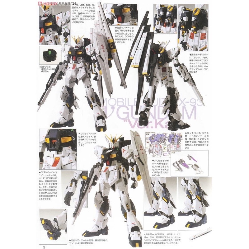 MG BANDAI RX-93 Nu Gundam ver ka