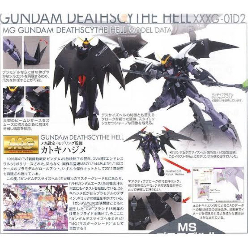 MG BANDAI Gundam Deathscythe Hell EW