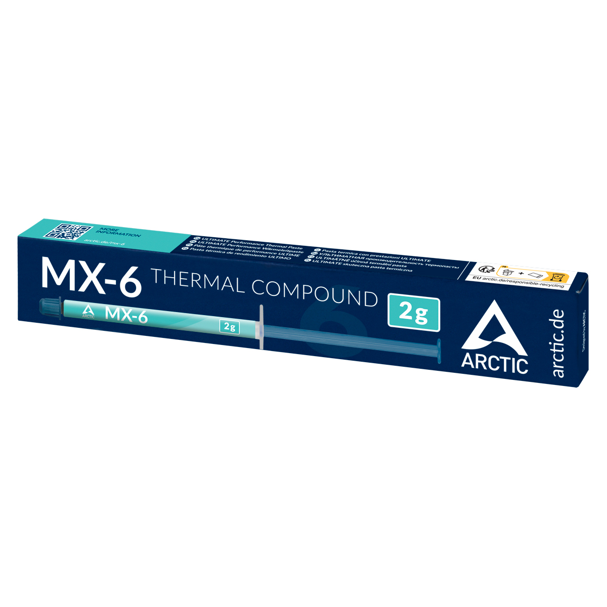 THERMAL COMPOUND ARCTIC MX-6 : 2g ( 2X- MX CLEANER )