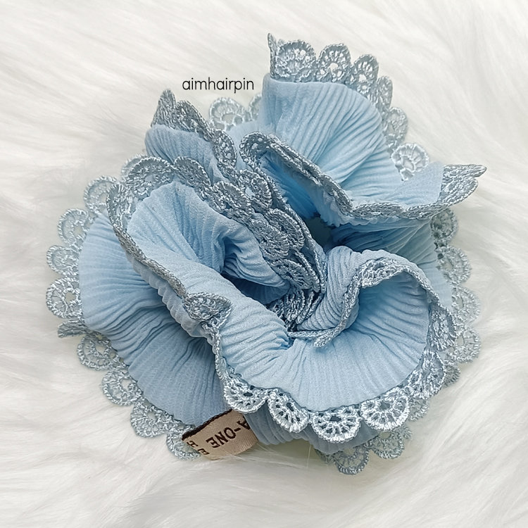 ยางรัดผมเอวัน แต่งขอบลูกไม้ A-One มีให้เลือก 22 ลาย - aimhairpin จำหน่ายกิ๊บติดผมเกาหลีแท้ และเครื่องประดับ ยางรัดผม คาดผมแฟชั่น สร้อยคอ ต่างหู