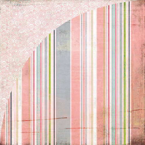 กระดาษ scrapbook BSG- OLV Desiree12x12 (2sides) มีลาย2ด้าน ด้านละแบบให้เลือกใช้ ผลิตในอเมริกา