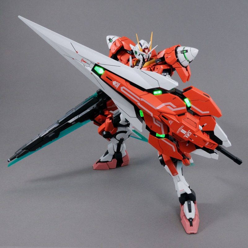 PG P BANDAI GN-0000GNHW/7SG02 Gundam OO Seven Sword G Inspection