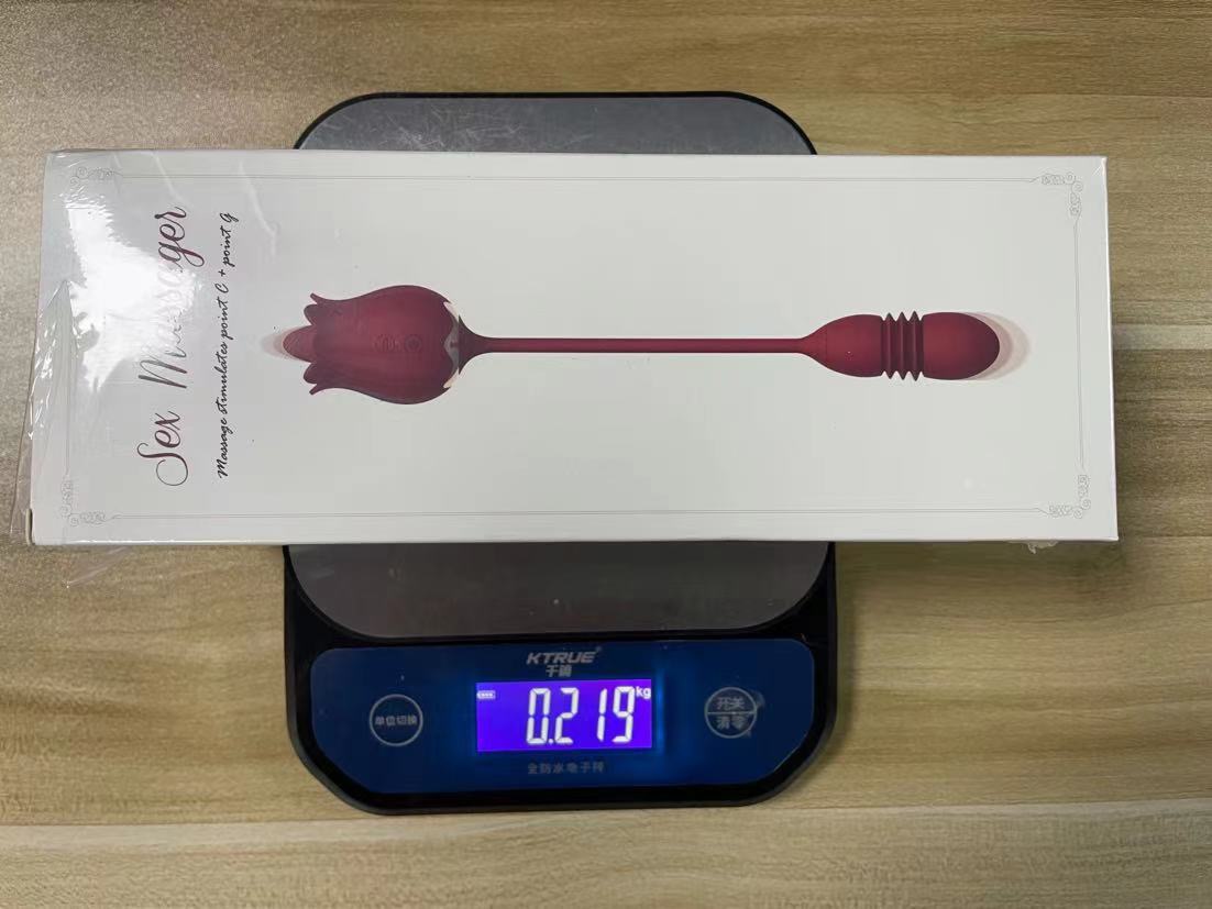 เครื่องนวดดอกกุหลาบ(3 in 1)/มีลิ้นตะวัด,หัวสั่นยืดหด