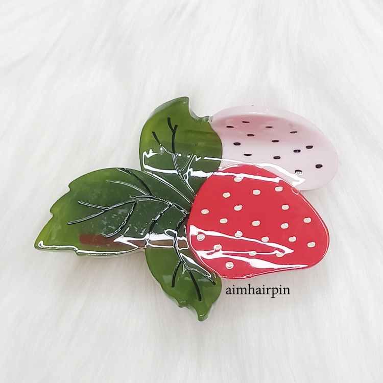 กิ๊บหนีบผมสตอร์เบอร์รี่ - aimhairpin จำหน่ายกิ๊บติดผมเกาหลีแท้ และเครื่องประดับ ยางรัดผม คาดผมแฟชั่น สร้อยคอ ต่างหู