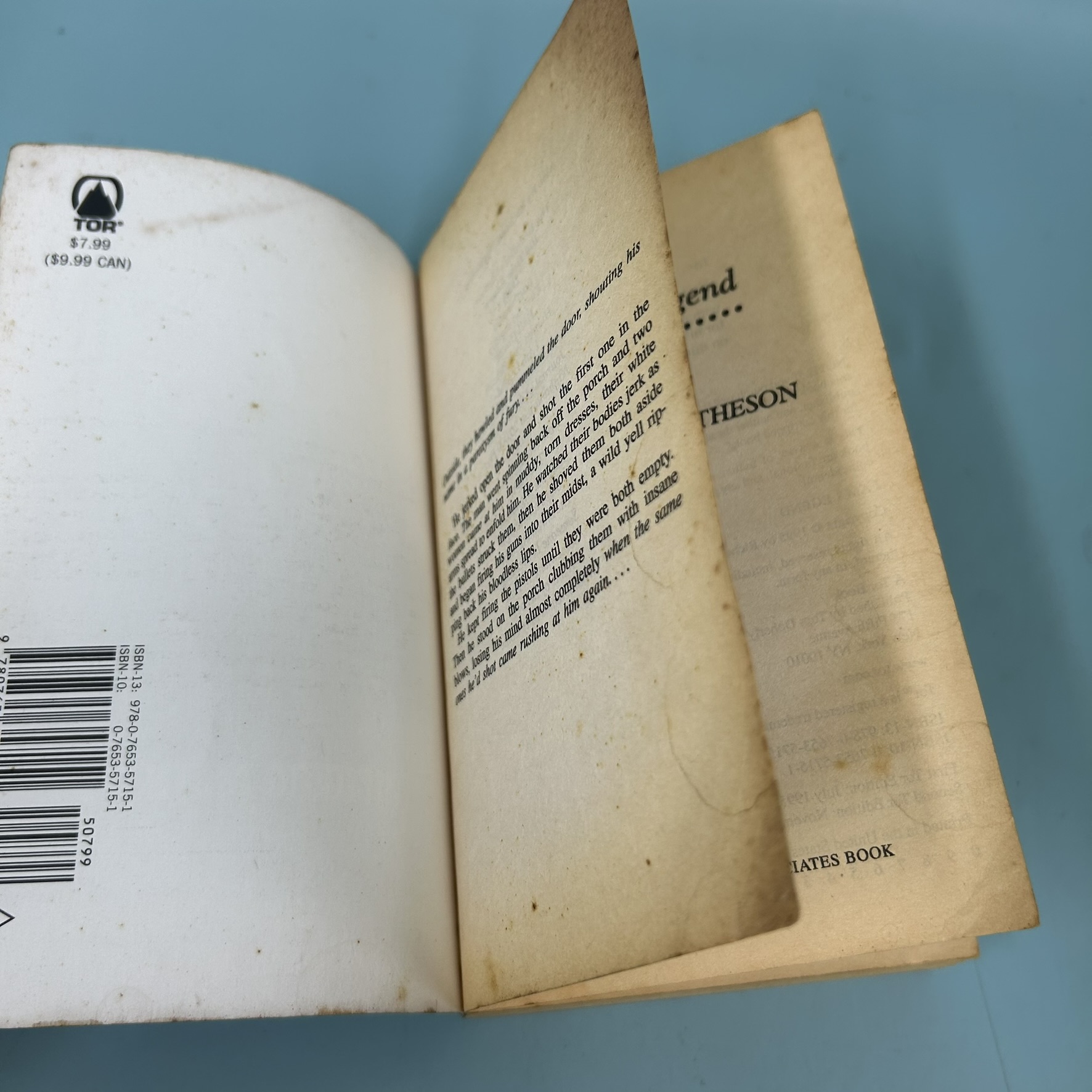 I Am Legend / Pre-Owned / Richard Matheson / Fiction Novel English