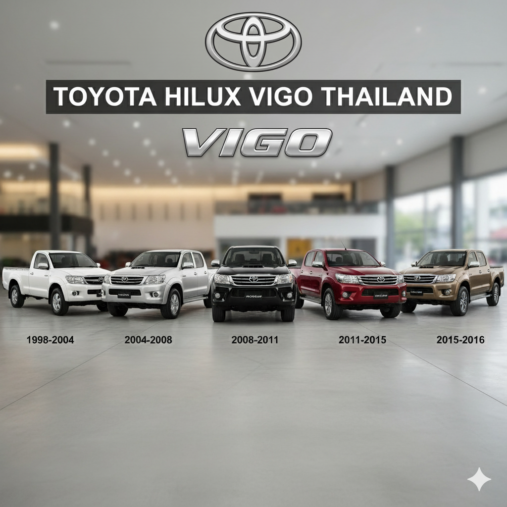 แบตเตอรี่รถยนต์ Toyota Vigo ทุกรุ่น (FB, GS, 3K, YUASA)