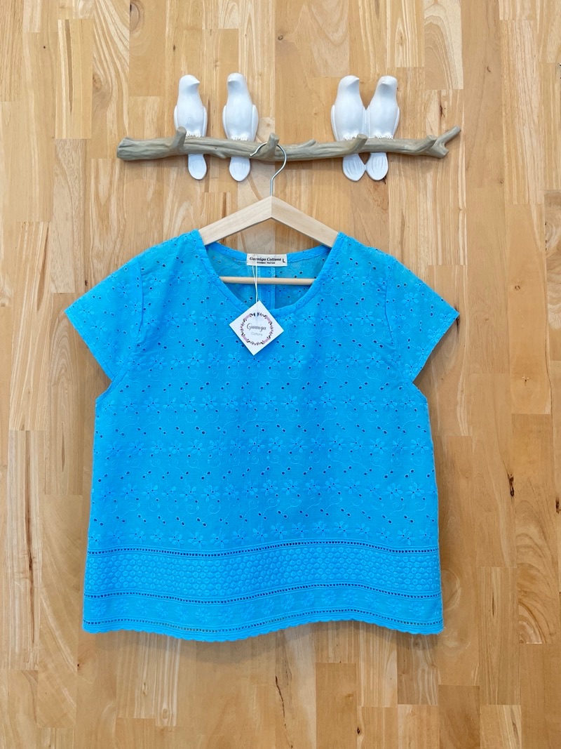 เสื้อฝ้ายคำ สีเหลือง สีไข่ สีฟ้าอ่อนพิกุล สีม่วงพิกุล