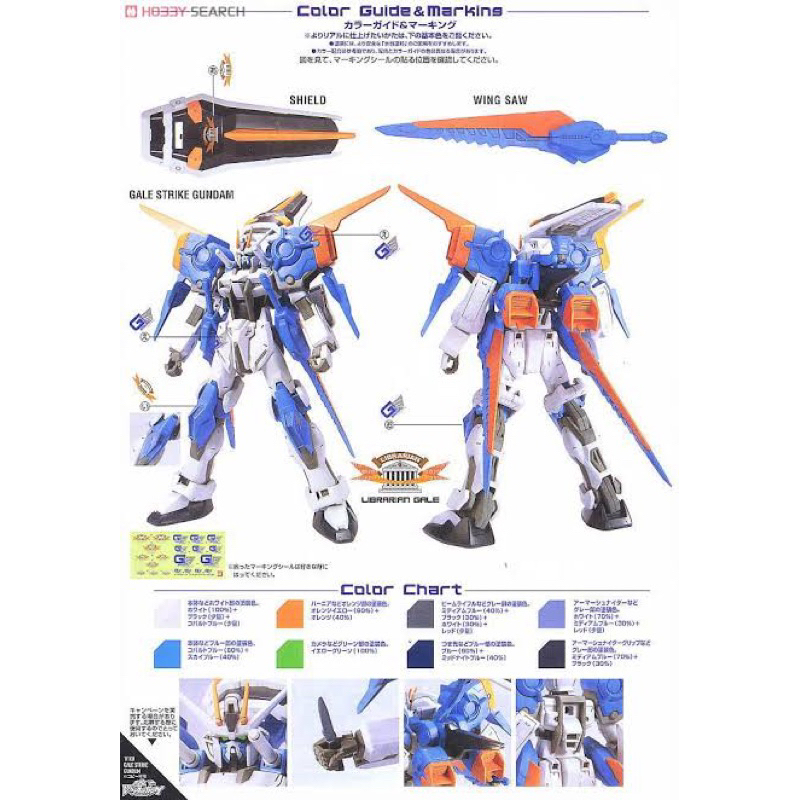 NG 1/100 BANDAI Gale Strike Gundam