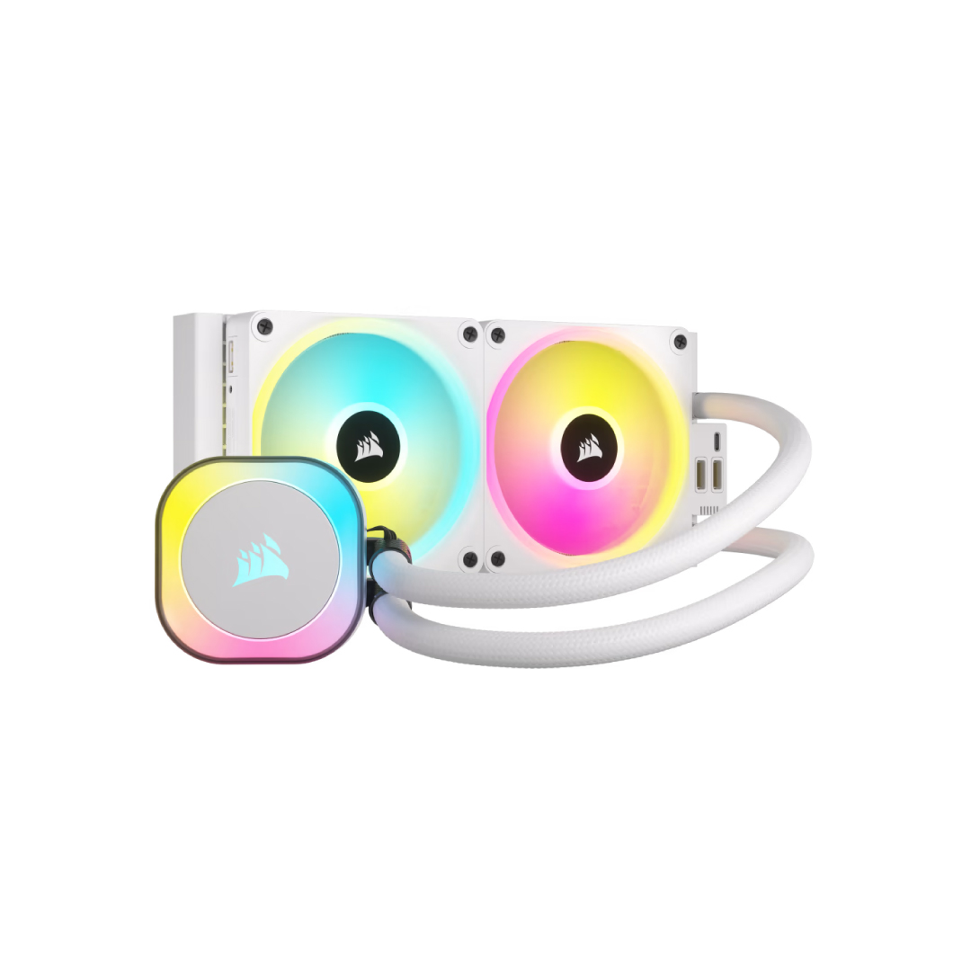 CPU LIQUID COOLER CORSAIR iCUE LINK H100i RGB - WHITE