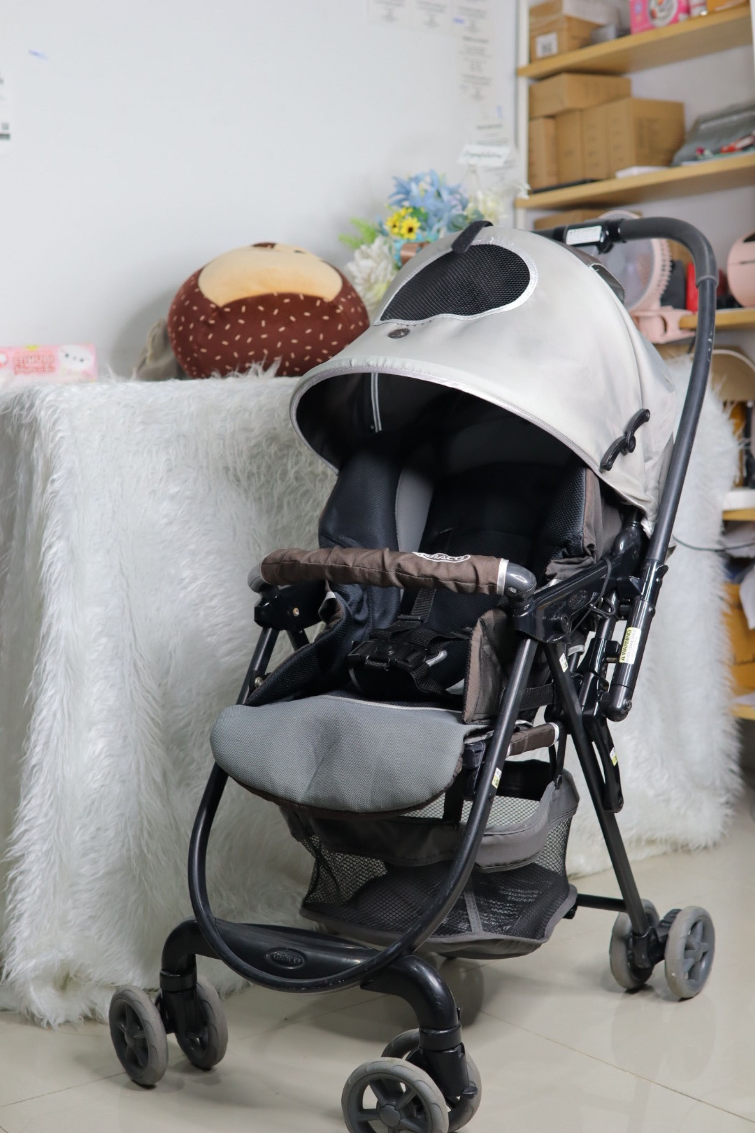 รถเข็นเด็ก Graco รุ่น Citilite-R up สีเทา (แรกเกิด-22KG)