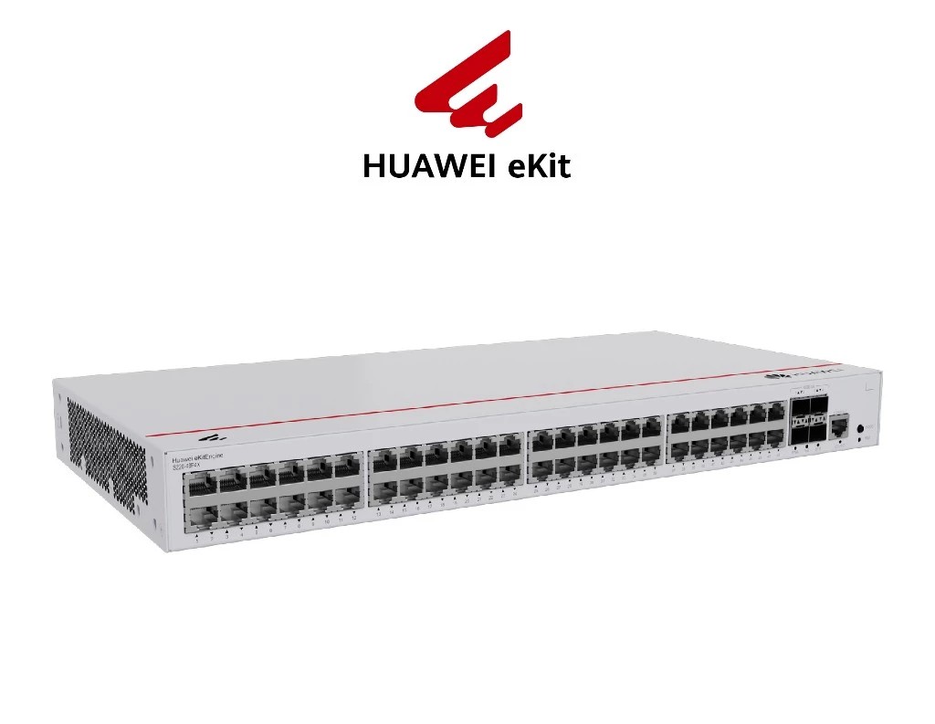 HUAWEI eKit S220-48P4X L2-Manage PoE+ Switch 48GB BASE-T ports (380W PoE+) SFP+ 4 ports 10GE, built-in AC power