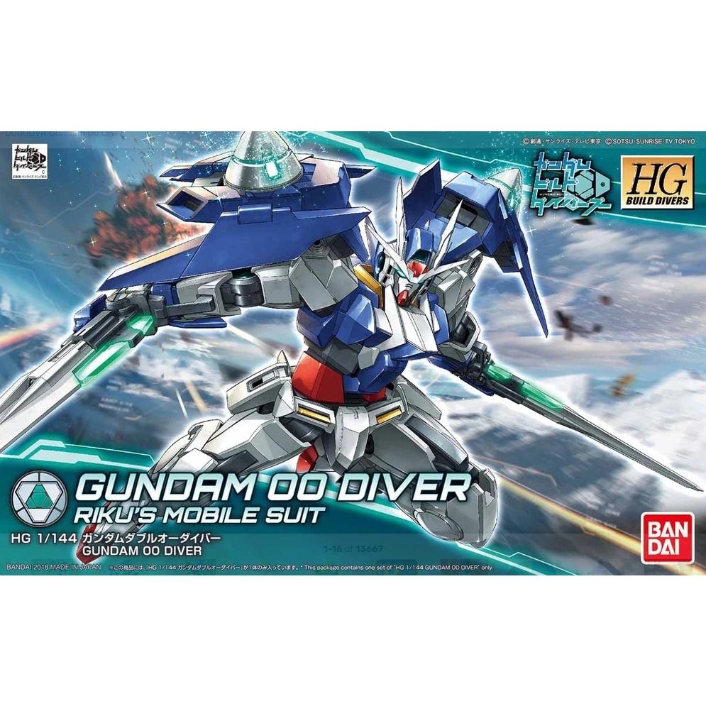 [PRE-ORDER] HG BANDAI GUNDAM 00 DIVER