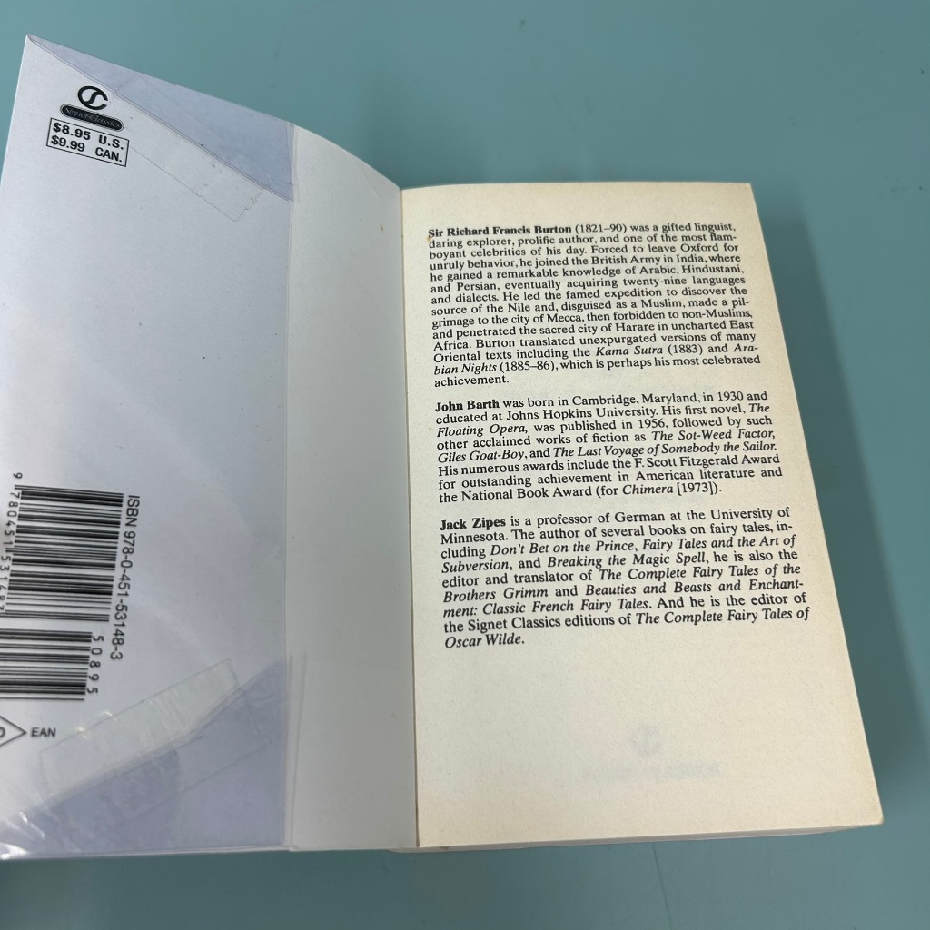 The Arabian Nights: Volume II / Pre Owned / BURTON/ Literature and Fiction