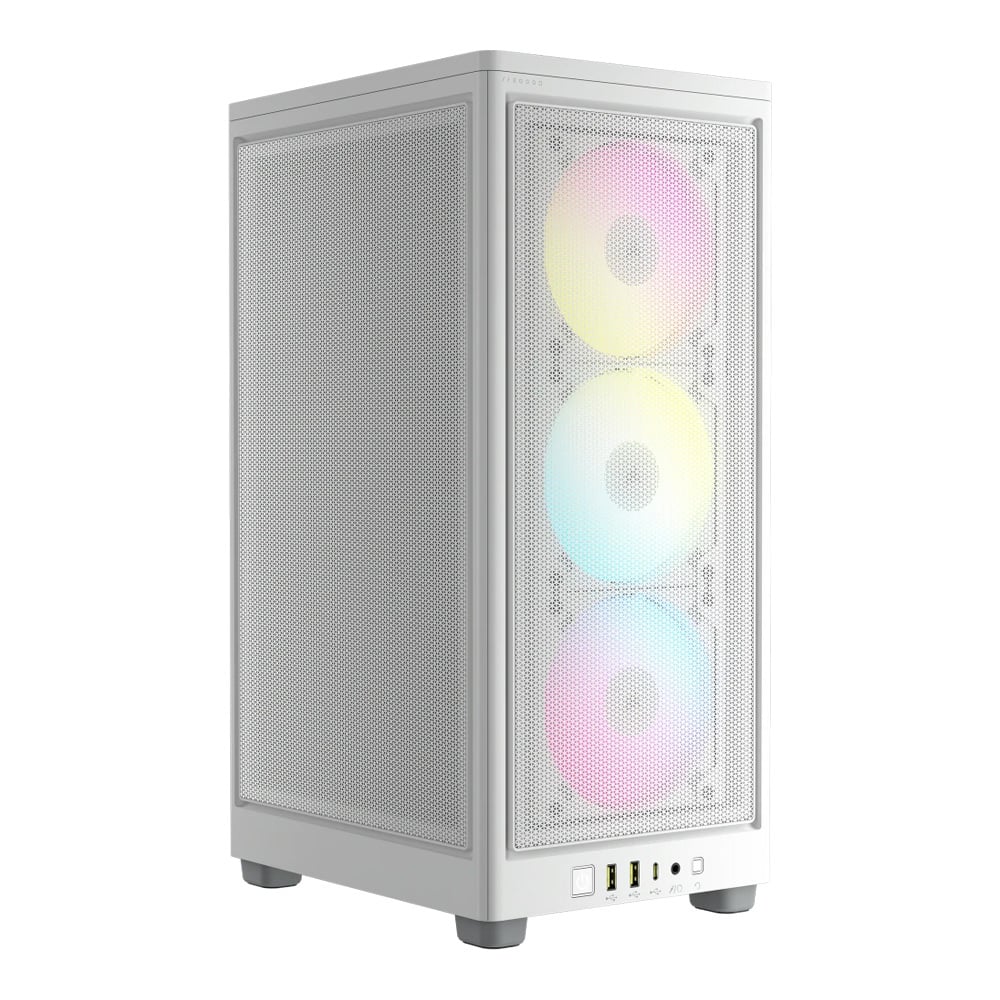 CASE CORSAIR ICUE 2000D RGB AIRFLOW ITX - WHITE ( RGB FANx3 )