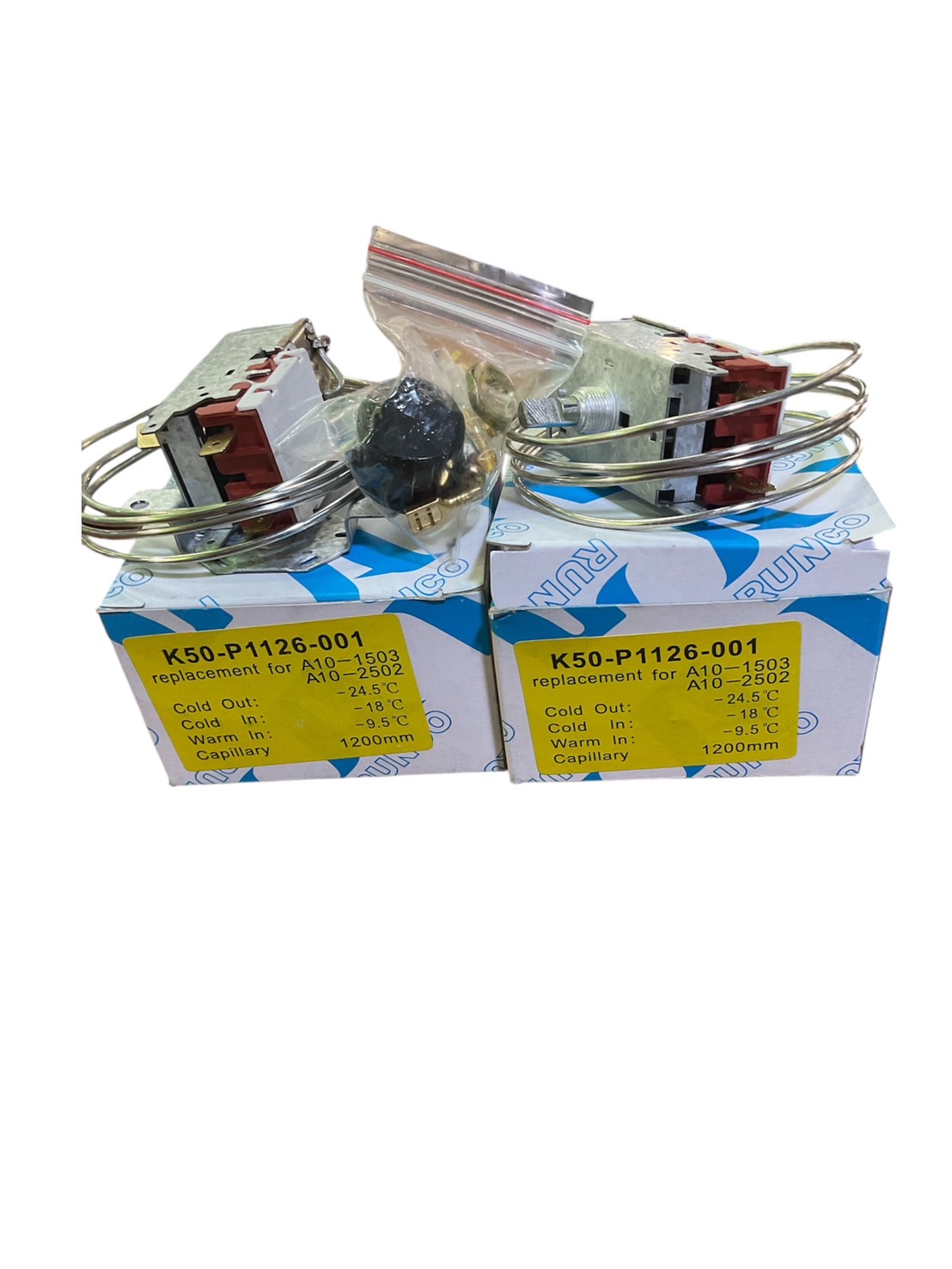เทอร์โมเเช่เเข็งช่องฟิต ป้าบเหลืองK50-P1126-001
