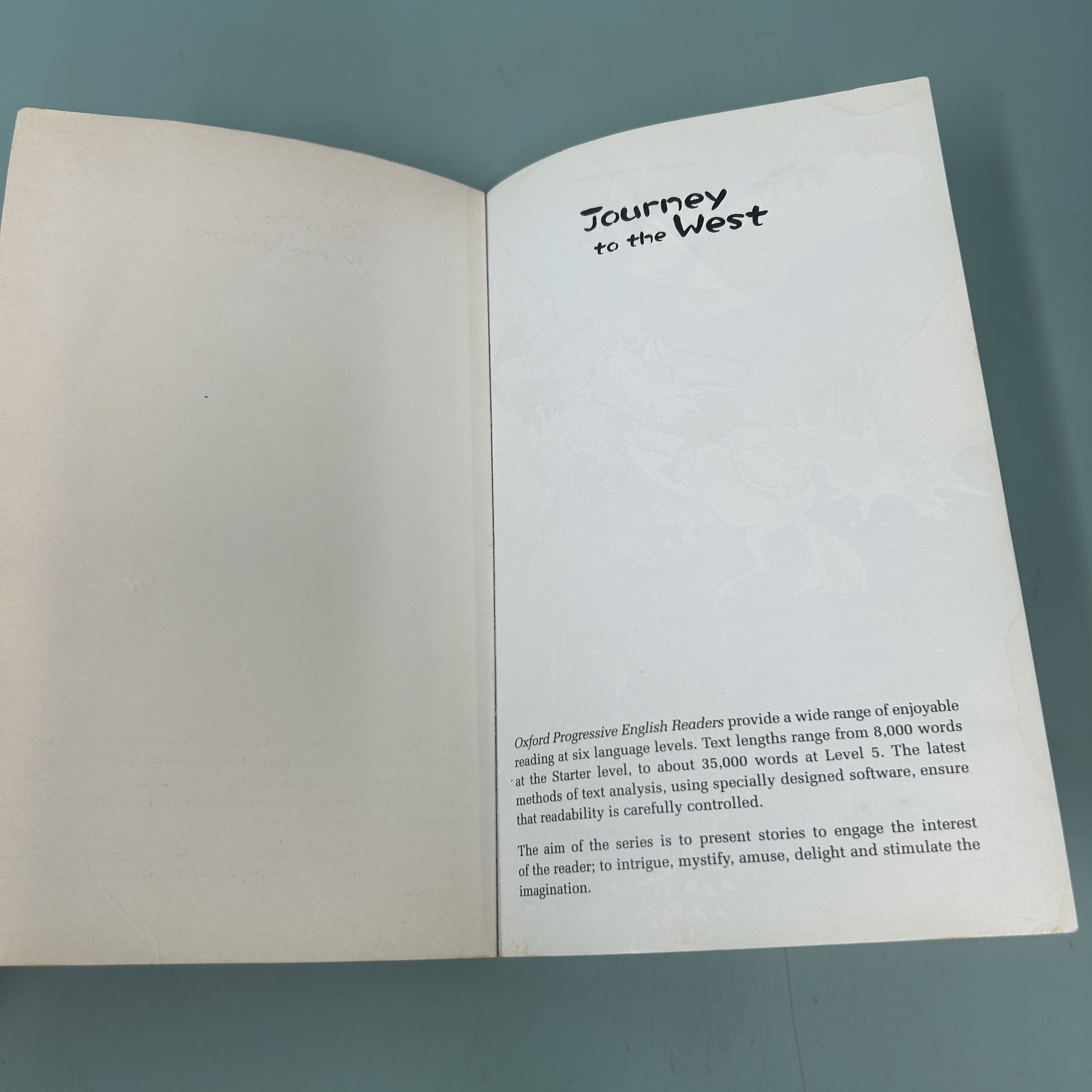 Journey to the West / USED / Rosemary Border / Fiction English