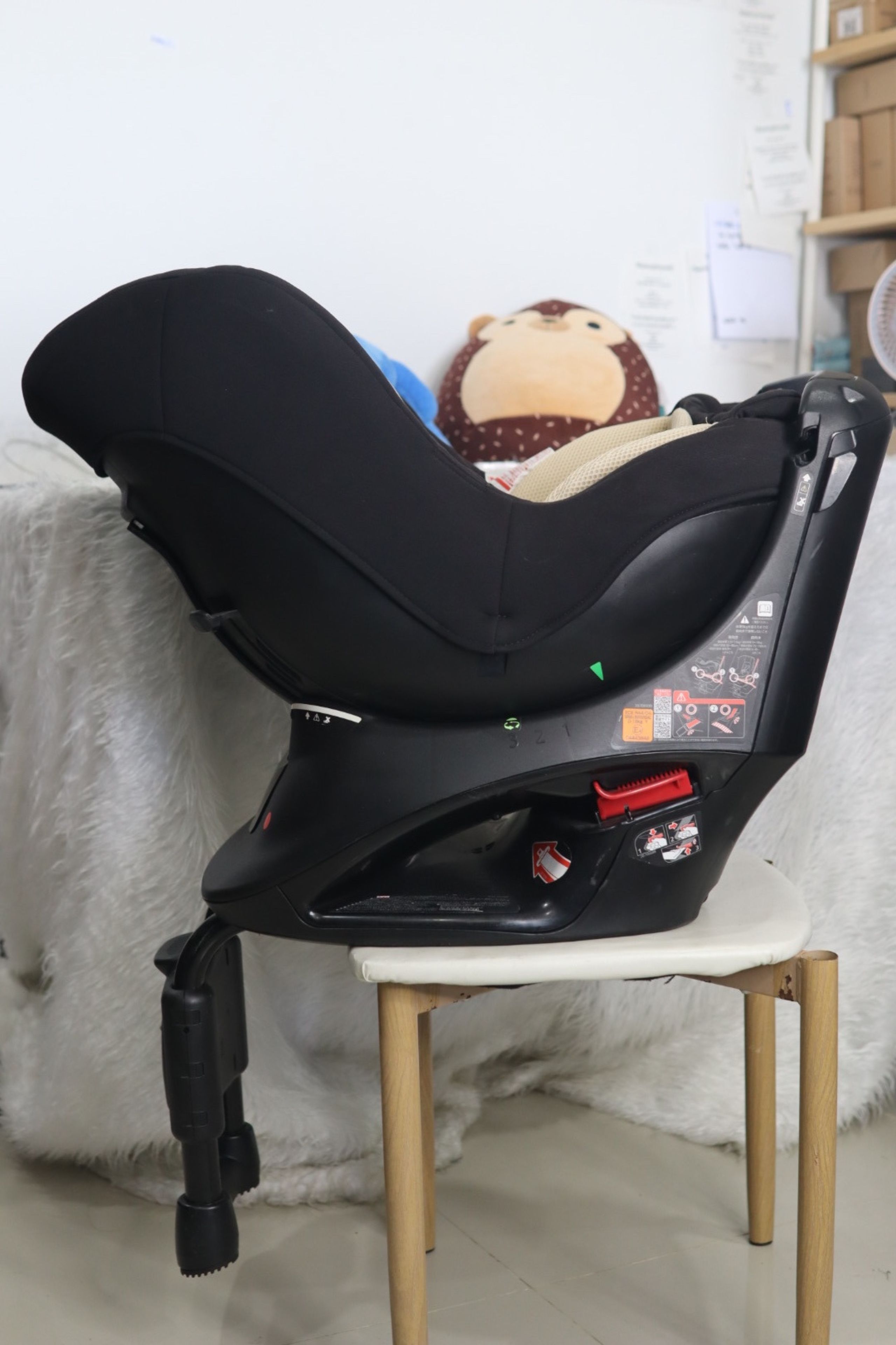 คาร์ซีท Ailebebe kurutto NT2 Premium ติดตั้งด้วย Belt ( แรกเกิด-3ปี )