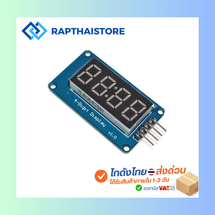 4 Digits 7 Segments TM1637 Digital Tube LED Clock Display Module