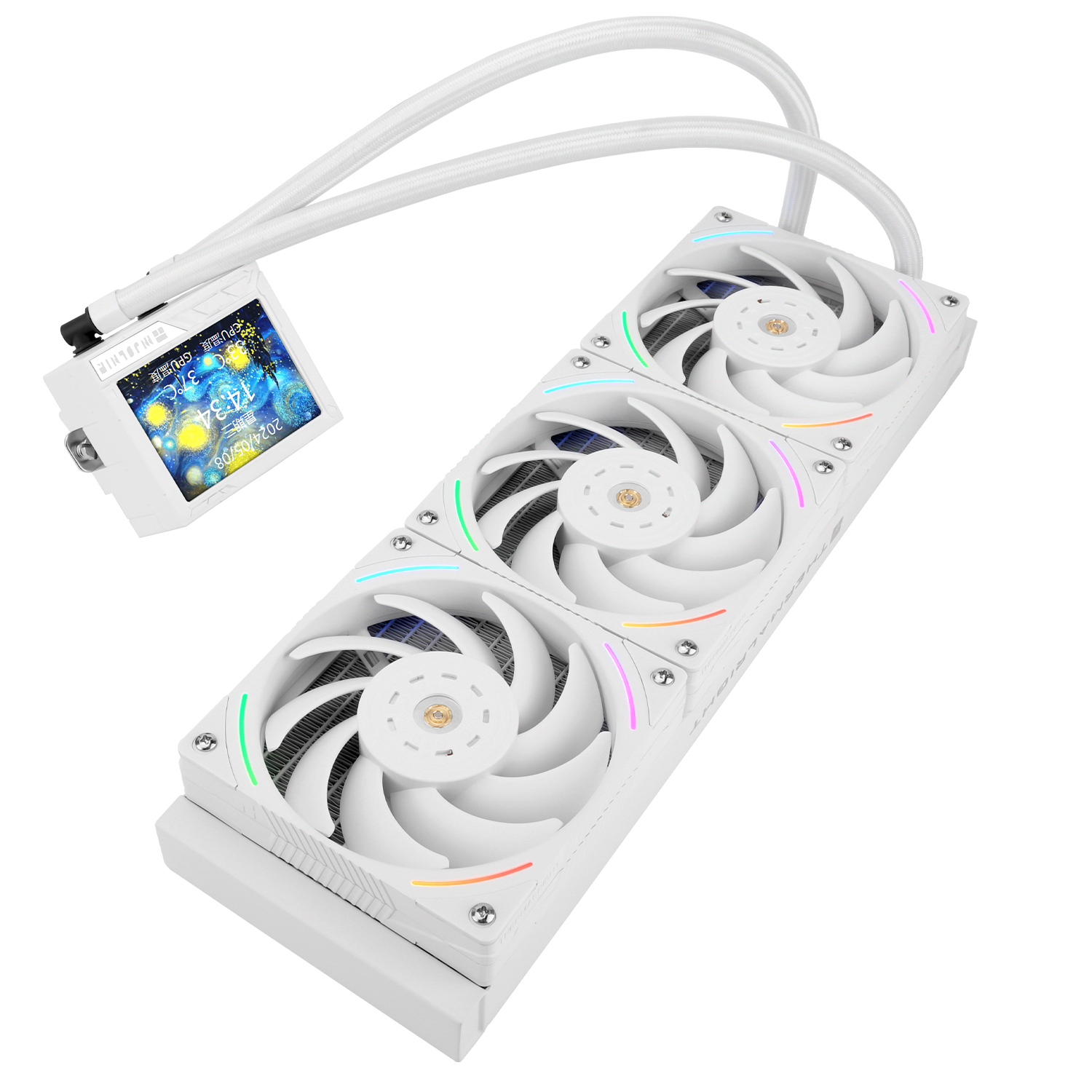 CPU LIQUID COOLER THERMALRIGHT MJOLNIR VISION 360 ARGB LIQUID COOLER - WHITE (BULK PACK INTEL/AMD)