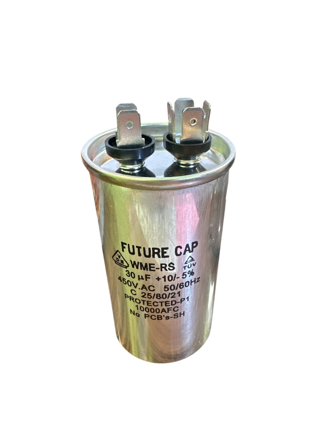 เเคปรันเเอร์ อลูมิเนียน 2ขั้ว 30uf 450v