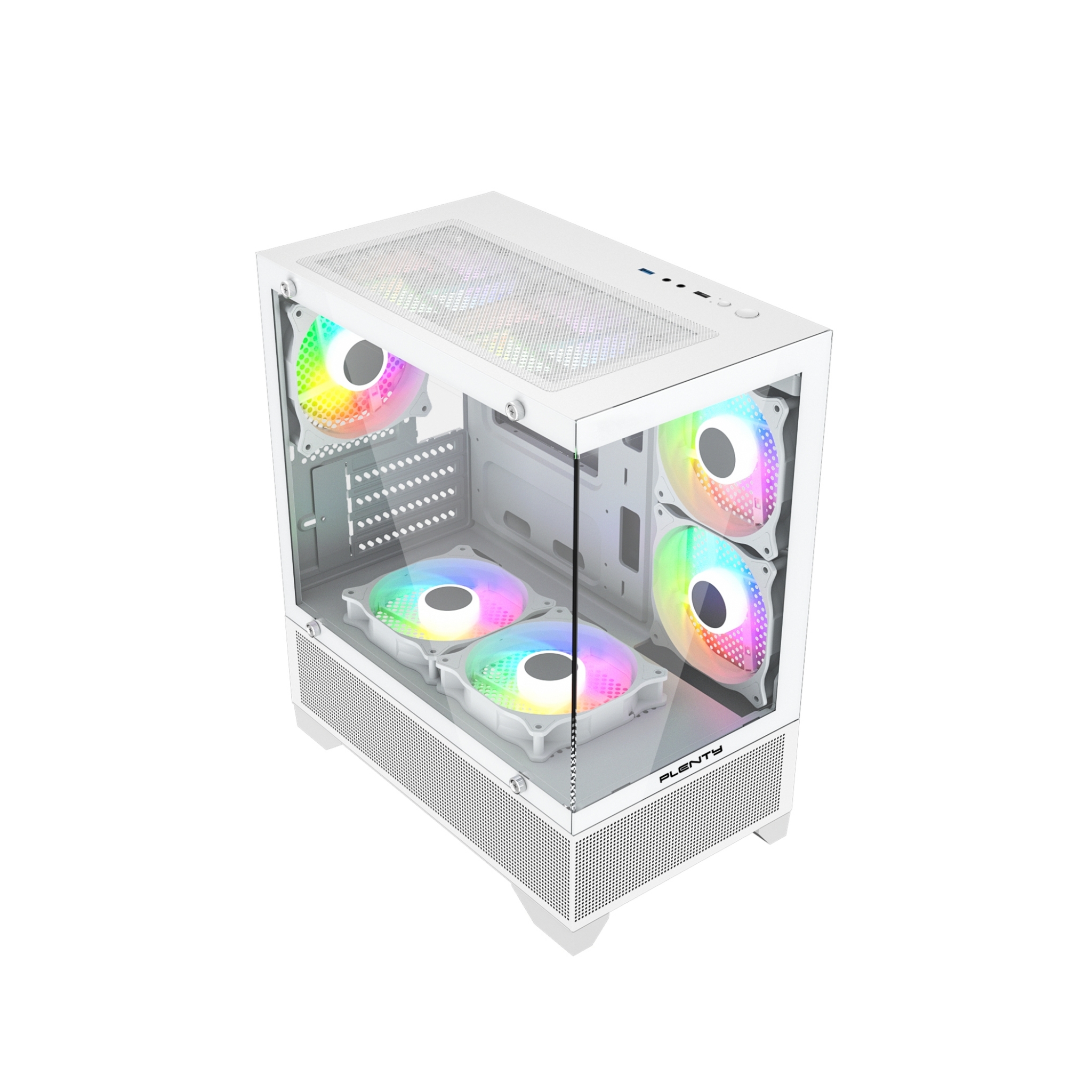 CASE PLENTY GL210M FIX RANIBOW - WHITE (FAN X3)