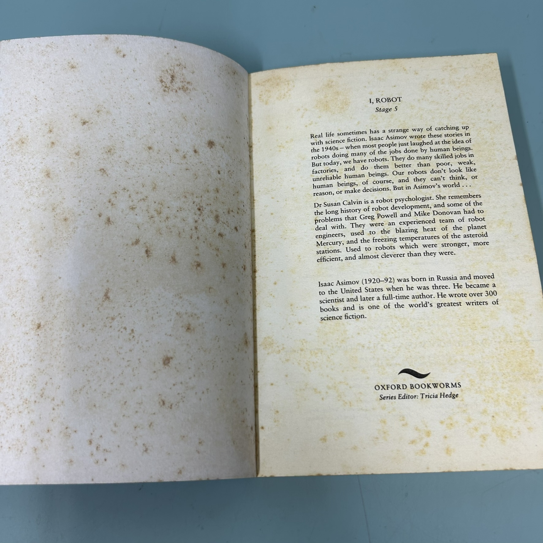 I, Robot / Pre-Owned / Isaac Asimov / Oxford Bookworms / Novel English