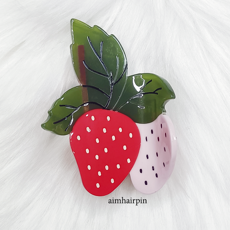 กิ๊บหนีบผมสตอร์เบอร์รี่ - aimhairpin จำหน่ายกิ๊บติดผมเกาหลีแท้ และเครื่องประดับ ยางรัดผม คาดผมแฟชั่น สร้อยคอ ต่างหู