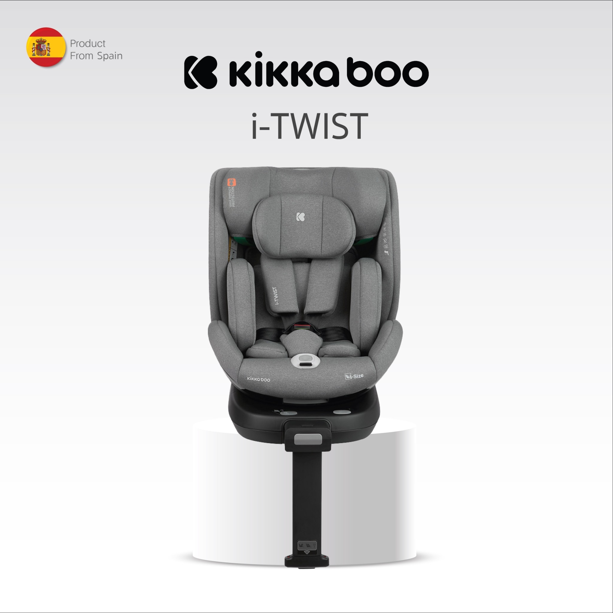 Kikkaboo คาร์ซีทรุ่น I-Twist ใช้ได้ตั้งแต่แรกเกิด – ส่วนสูง 150 cm