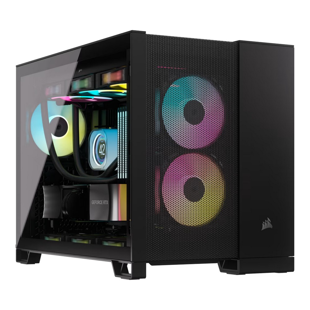 CASE CORSAIR 2500D AIRFLOW - BLACK ( MID - TOWER DUAL CHAMBER)
