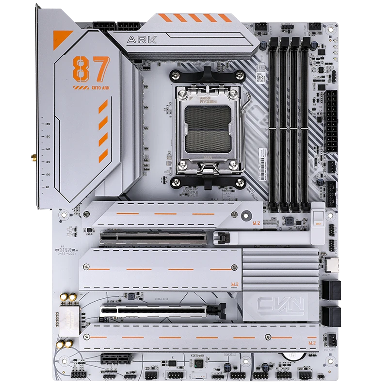 MAINBOARD COLORFUL CVN X870 ARK FROZEN V14 WIFI6 - WHITE (AM5/DDR5)
