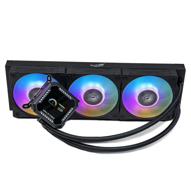 CPU LIQUID COOLER VALKYRIE B360 - BLACK (TDP 300W) IPS SCREEN ARGB