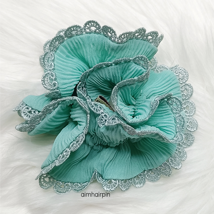 ยางรัดผมเอวัน แต่งขอบลูกไม้ A-One มีให้เลือก 22 ลาย - aimhairpin จำหน่ายกิ๊บติดผมเกาหลีแท้ และเครื่องประดับ ยางรัดผม คาดผมแฟชั่น สร้อยคอ ต่างหู