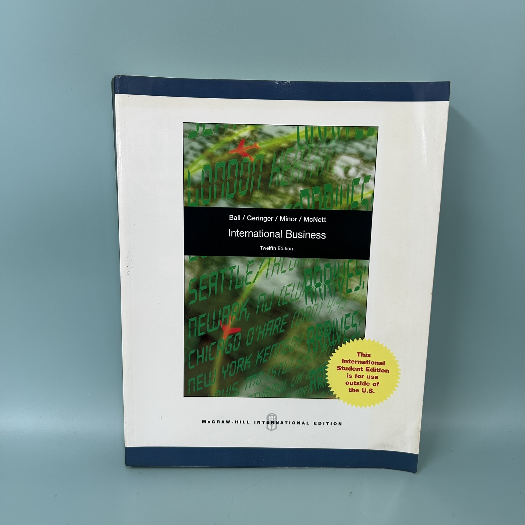 International Business 12th Edition / McNett / Pre-Owned / McGraw-Hill International Edition / Business