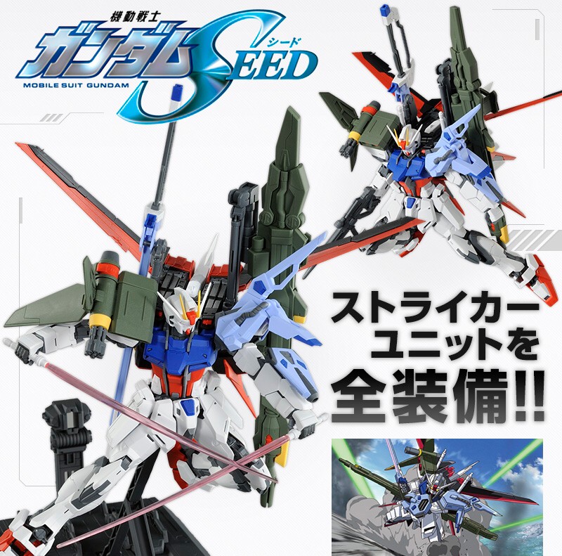 MG PREMIUM BANDAI LAUNCHER STRIKER SWORD STRIKER PACK for MG AILE STRIKE GUNDAM Ver. RM