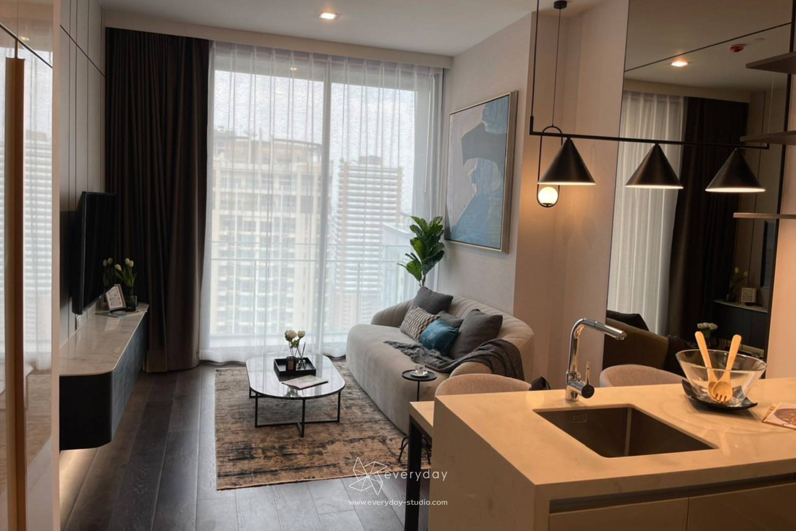 For Rent | LAVIQ Sukhumvit 57 1 Bedrooms | 1 Bathrooms 46 sq.m. – Luxury Condo near BTS Thonglor