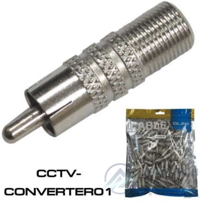 CCTV-CONVERTER01 หัว RCA ตัวผู้ ท้ายเกลียวนอก